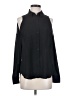 Express Outlet 100% Polyester Black Long Sleeve Blouse Size S - photo 1