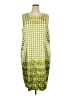 ASHRO Graphic Green Casual Dress Size 22 - photo 1