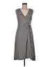 Max Studio Stripes Gray Casual Dress Size M - photo 1