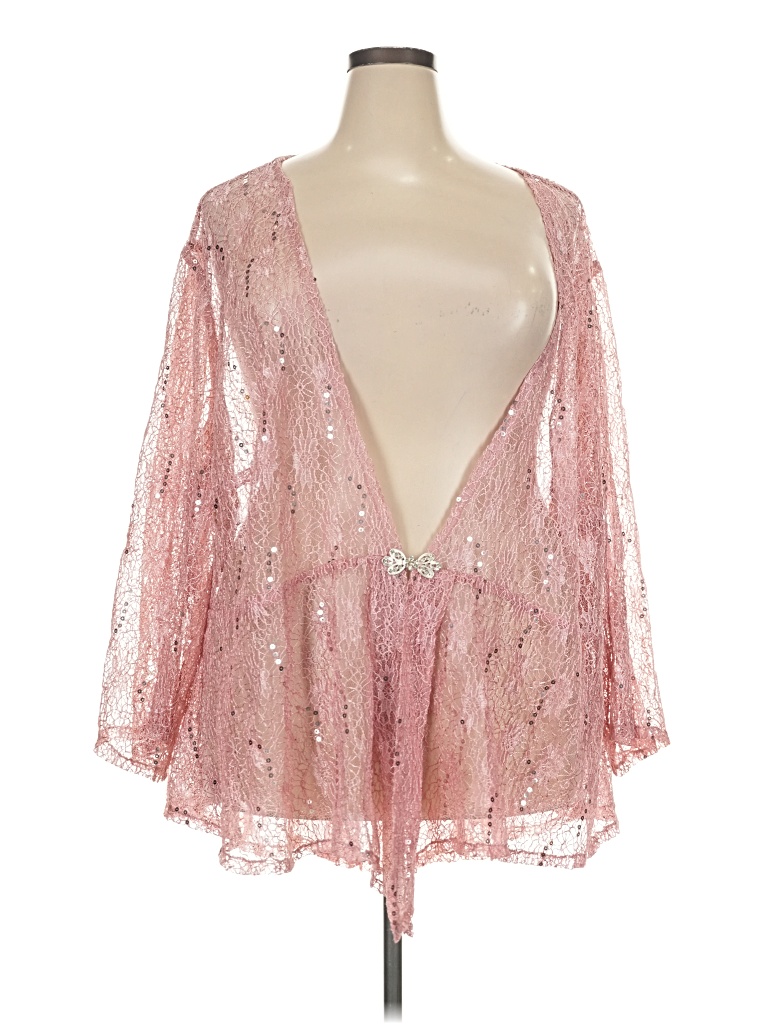 Pre-owned Unbranded Kimono In Pink