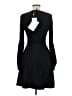 Theory Solid Black Casual Dress Size M - photo 2