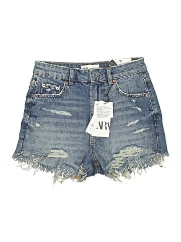 Zara Denim Shorts (view 1)