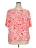 Talbots Red Short Sleeve Blouse Size 3X - photo 1