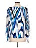 Alfani Blue 3/4 Sleeve Blouse Size L - photo 2