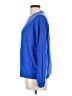 Alice + Olivia Solid Blue Wool Pullover Sweater Size L - photo 5