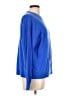 Alice + Olivia Solid Blue Wool Pullover Sweater Size L - photo 4