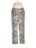 Weekends by Chico's Animal Print Ivory Casual Pants Size Lg (2) - photo 1