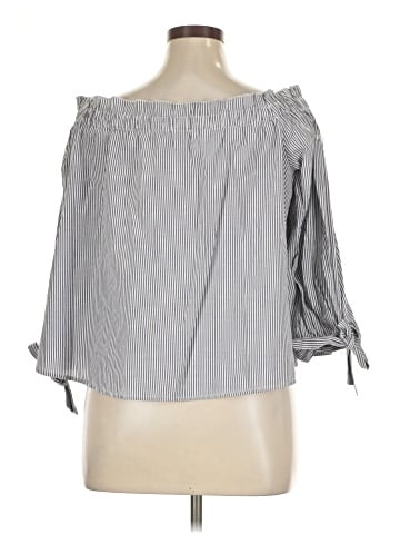 American Eagle Outfitters 3/4 Sleeve Blouse (view 2)