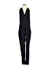 Rory Beca 100% Silk Solid Black Jumpsuit Size M - photo 1