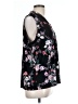 Nine West Floral Black Sleeveless Blouse Size L (estimated) - photo 4