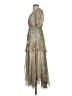 Taylor 100% Polyester Floral Green Casual Dress Size 2 - photo 5