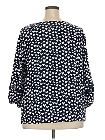 Como Black 3/4 Sleeve T-Shirt (view 2)