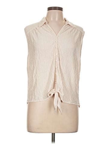 Clara Sun Woo Sleeveless Button-Down Shirt (view 1)