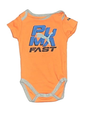 Puma Short Sleeve Onesie (view 1)
