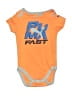 Puma Color Block Orange Short Sleeve Onesie Size 6-9 mo - photo 1