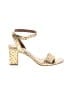 Tabitha Simmons Floral Yellow Sandals Size EU 37 1/2 - photo 1