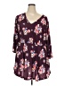 BLOOMCHIC Floral Purple Casual Dress Size 22 - photo 1