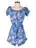 Bebop 100% Rayon Paisley Blue Romper Size S - photo 1