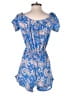 Bebop 100% Rayon Paisley Blue Romper Size S - photo 2