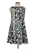 Zara Basic Print Green Cocktail Dress Size L - photo 1