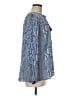 J.Jill Blue 3/4 Sleeve Blouse Size M - photo 4