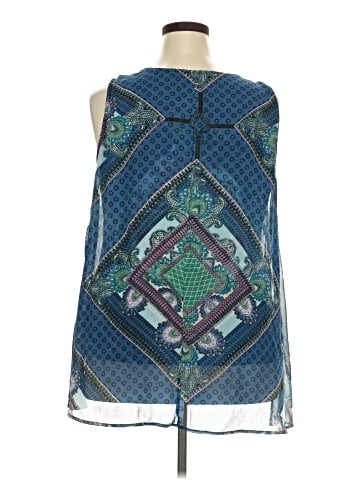 Roz & Ali Sleeveless Blouse (view 2)