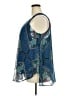 Roz & Ali 100% Polyester Blue Sleeveless Blouse Size 2X - photo 5