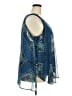 Roz & Ali 100% Polyester Blue Sleeveless Blouse Size 2X - photo 4