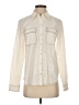 Maeve Ivory Long Sleeve Button-Down Shirt Size XS - photo 1