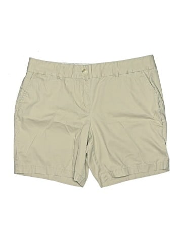 Ann Taylor LOFT Khaki Shorts (view 1)