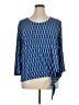 Rafaella Blue 3/4 Sleeve Top Size XL - photo 1