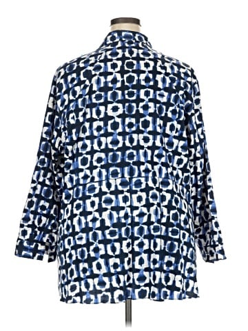 Nic + Zoe 3/4 Sleeve Button-Down Shirt (view 2)