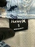 Hurley 100% Polyester Print Blue Board Shorts Size 5 - photo 3