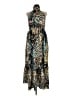 Venus 100% Polyester Animal Print Teal Casual Dress Size 16 - photo 1