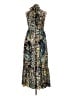 Venus 100% Polyester Animal Print Teal Casual Dress Size 16 - photo 2
