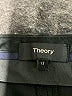 Theory Solid Black Wool Pants Size 12 - photo 7
