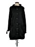 CoffeeShop 100% Polyester Black Trenchcoat Size S - photo 1