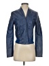BCBGMAXAZRIA 100% Leather Blue Leather Jacket Size XS - photo 1