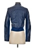 BCBGMAXAZRIA 100% Leather Blue Leather Jacket Size XS - photo 2