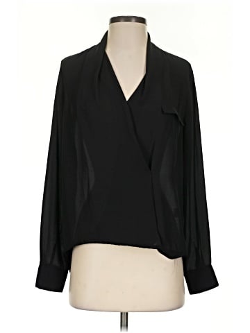 Joan Vass Long Sleeve Blouse (view 1)