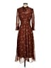 Madewell 100% Polyester Brown Casual Dress Size 0 - photo 1