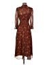 Madewell 100% Polyester Brown Casual Dress Size 0 - photo 2