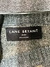 Lane Bryant Chevron-herringbone Fair Isle Stripes White Gray Pullover Sweater Size 18 - 20 Plus - photo 7