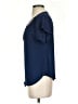Mine 100% Polyester Blue Short Sleeve Blouse Size S - photo 5