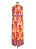 Wisp Print Orange Casual Dress Size 20W - photo 2
