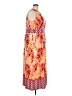 Wisp Print Orange Casual Dress Size 20W - photo 4