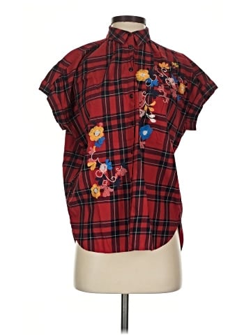 Madewell Embroidered Central Shirt in Dahl Plaid (view 1)