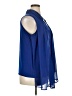 NY Collection 100% Polyester Blue Sleeveless Blouse Size XL - photo 4