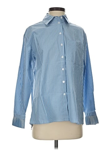 Attitudes by Renee Long Sleeve Button-Down Shirt (view 1)