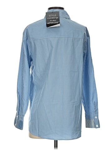 Attitudes by Renee Long Sleeve Button-Down Shirt (view 2)